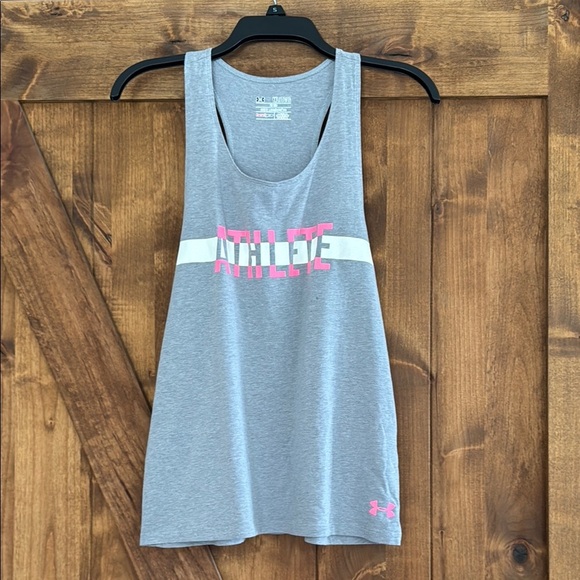 Under Armour Heat Gear Girls‎ XL Gray Tank Top - Picture 1 of 3
